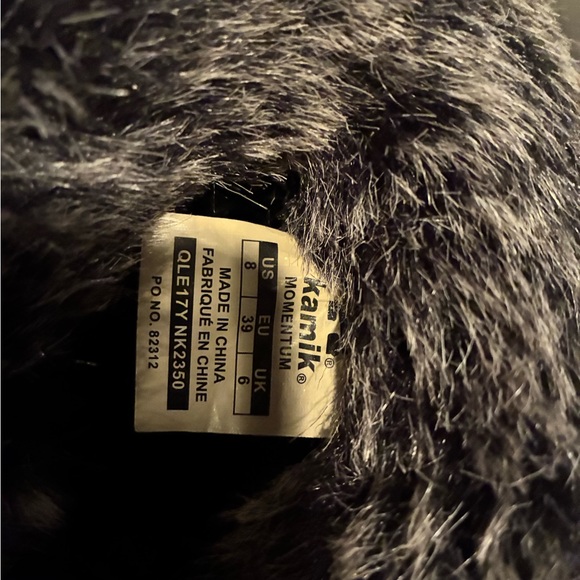 Kamik Black Winter Snow Boots with Faux Fur and Waterproof Design Size 8 Women’s - Picture 5 of 6